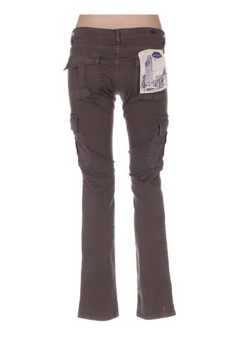 Pantalon slim maro DENIMOOD femeie