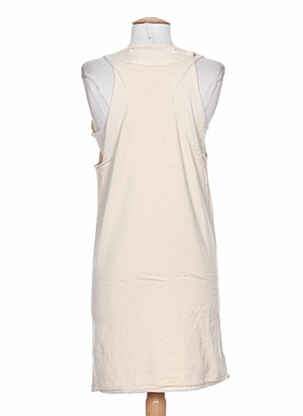 Rochie scurtă fără mâneci fără mâneci bej DIABLESS femeie
