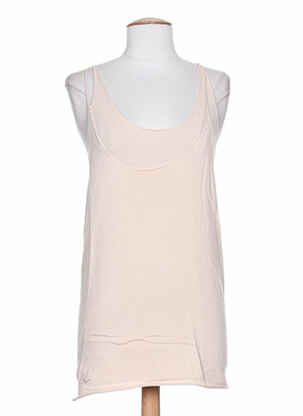 Tunică fără mâneci roz DIABLESS femeie