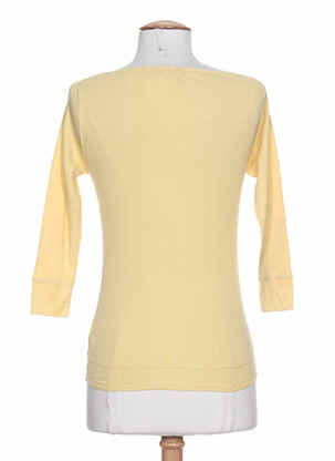 Tricou mâneci lungi mâneci lungi galben DIABLESS femeie