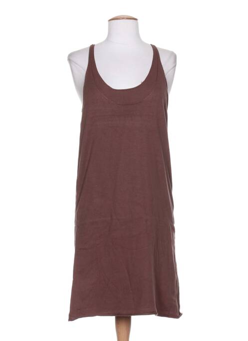 Rochie scurtă fără mâneci fără mâneci maro DIABLESS femme