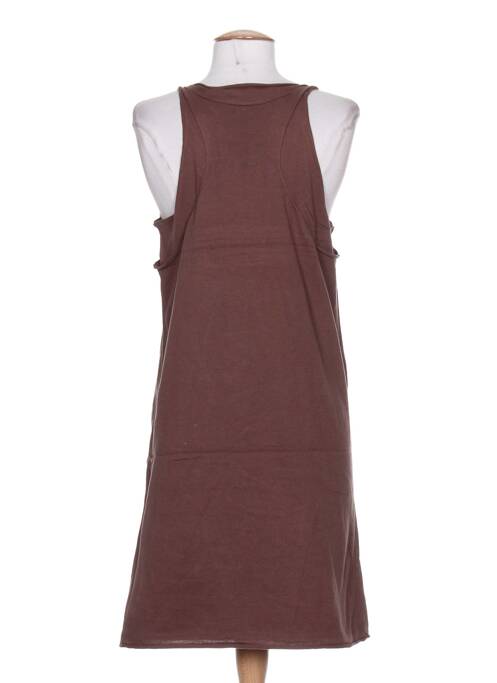 Rochie scurtă fără mâneci fără mâneci maro DIABLESS femme