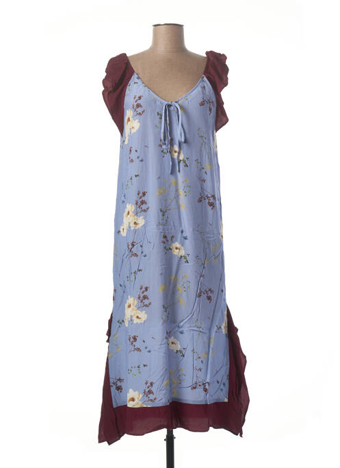 Rochie lungă albastru MCS femeie