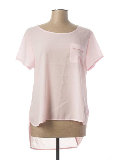 Tunică mâneci scurte roz FRENCH CONNECTION femeie