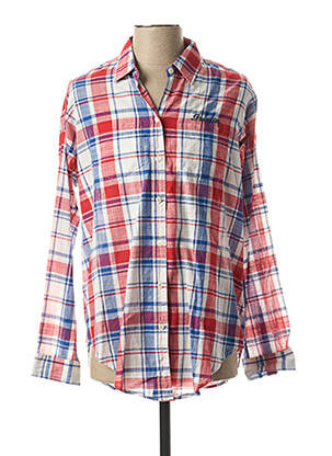 Cămașă cu mâneci lungi roșu FRANKLIN MARSHALL bărbat