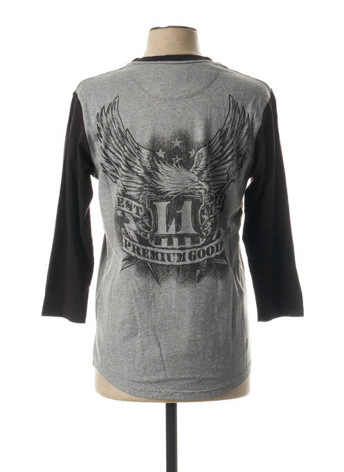 Tricou gri L1 PREMIUM GOODS femeie