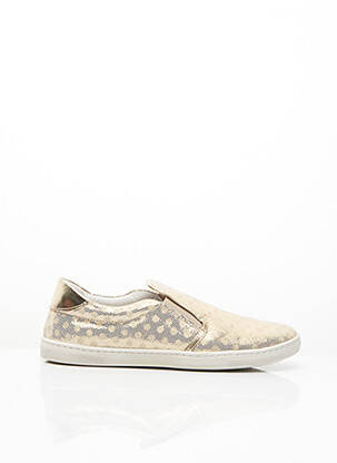 Slip-on-uri vârf rotund vârf rotund bej ROMAGNOLI fată
