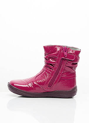 Botine/ghete material neted vârf rotund roz FALCOTTO fată