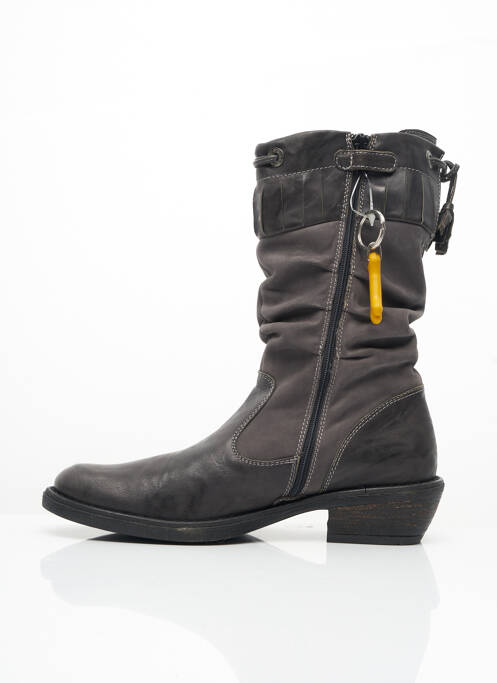 Botine/ghete material neted pătrat gri STONES AND BONES fille