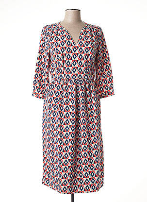 Rochie midi mâneci 3/4 mâneci 3/4 roșu Y'COO femeie