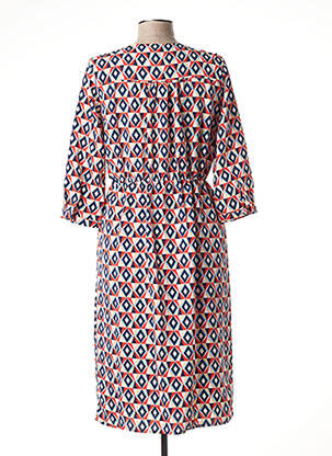 Rochie midi mâneci 3/4 mâneci 3/4 roșu Y'COO femeie
