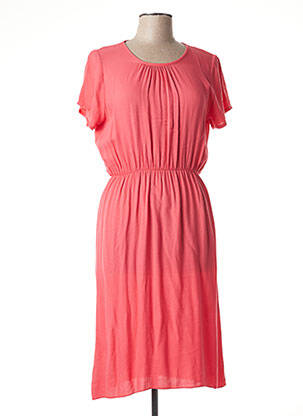 Rochie midi roz LA FEE MARABOUTEE femeie