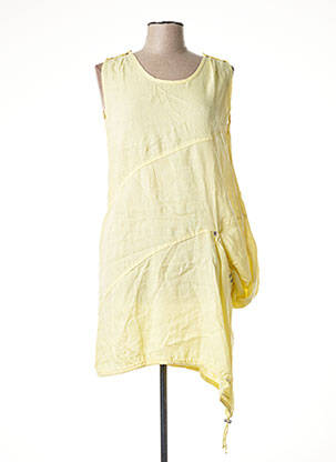 Rochie midi galben VOODOO femeie