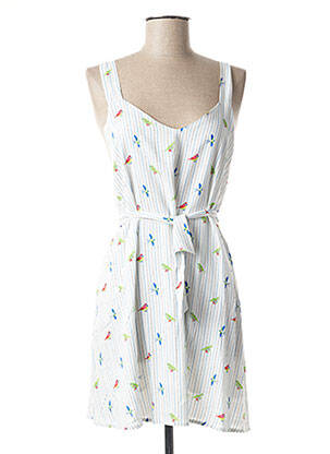 Rochie scurtă fără mâneci fără mâneci alb Y'COO femme