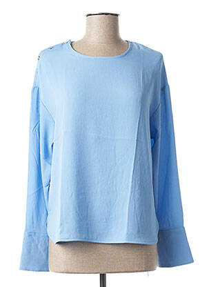 Bluză albastru MANGO femeie