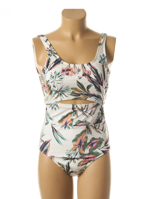 Costum de baie dintr-o singură piesă închidere cu legături de legat top sutien modelat alb O'NEILL femme