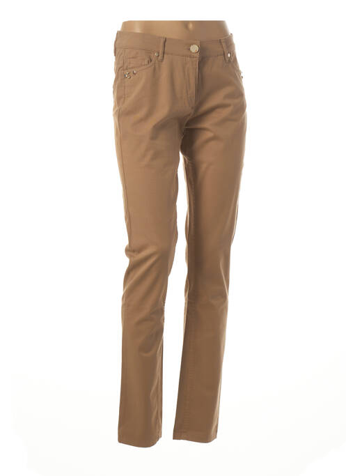 Pantalon slim maro CAROLINE BISS femeie