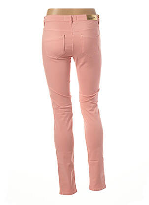 Pantalon slim talie elastică mărime normală roz COUTURIST femeie