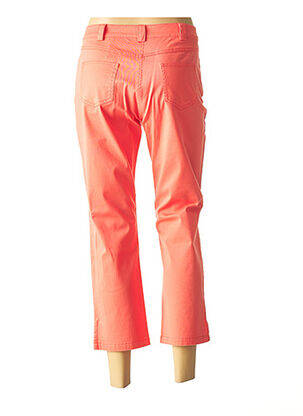 Pantalon trei sferturi roz MADEMOISELLE AMBRE femeie