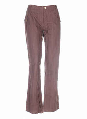 Pantalon drept maro ANTOGNINI JEANS femeie