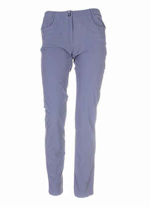 Pantalon drept albastru PLATINE COLLECTION femeie
