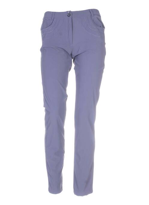 Pantalon drept albastru PLATINE COLLECTION femeie