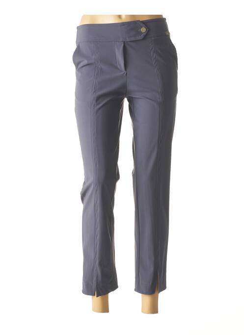Pantalon drept albastru 3322 femeie