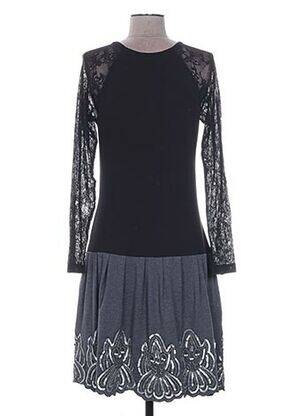 Rochie midi negru LES FILLES DU VENT femeie