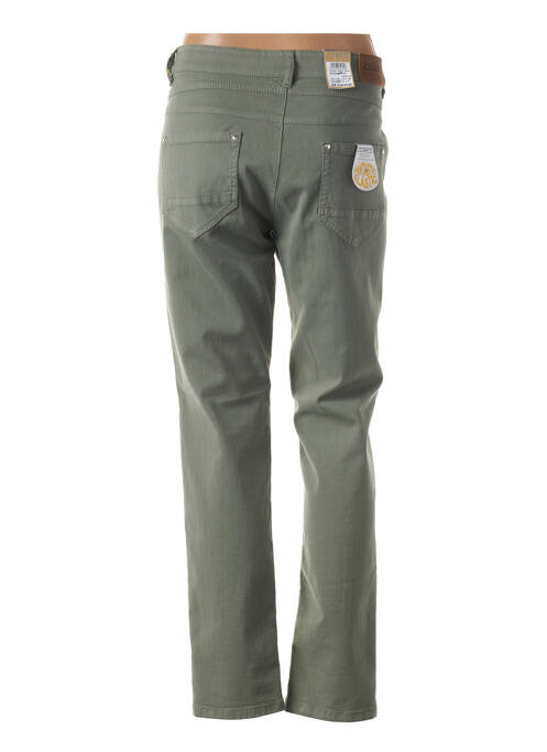 Pantalon drept verde ZERRES femeie