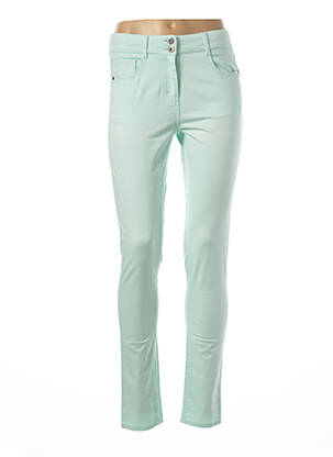Pantalon slim verde LOLA ESPELETA femeie