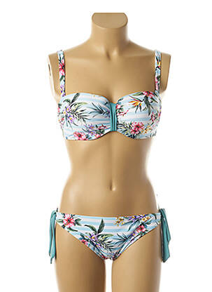 Costum de baie din două piese albastru OLYMPIA femeie