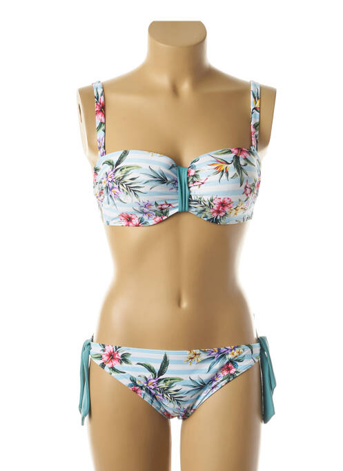 Costum de baie din două piese albastru OLYMPIA femeie