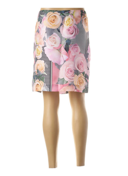 Fustă scurtă gri BLEU D'AZUR femeie