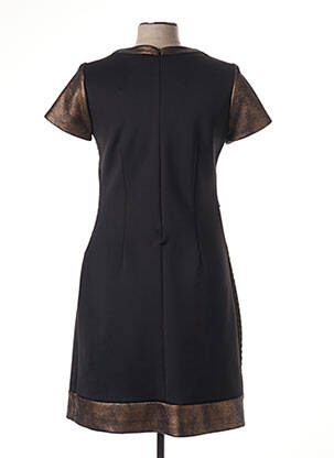 Rochie midi mâneci scurte mâneci scurte negru MERI & ESCA femeie