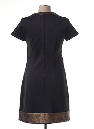 Rochie midi mâneci scurte mâneci scurte negru MERI & ESCA femeie
