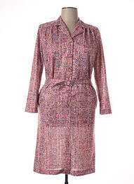 Rochie midi mâneci lungi mâneci lungi roz GUY DUBOUIS femeie