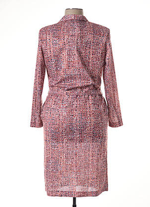 Rochie midi mâneci lungi mâneci lungi roz GUY DUBOUIS femeie