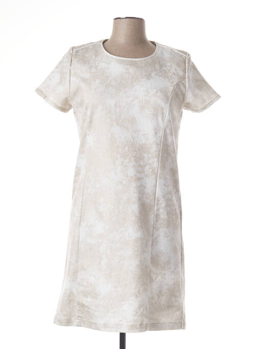 Rochie scurtă bej MERI & ESCA femeie