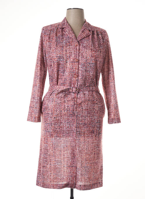 Rochie midi roz GUY DUBOUIS femeie