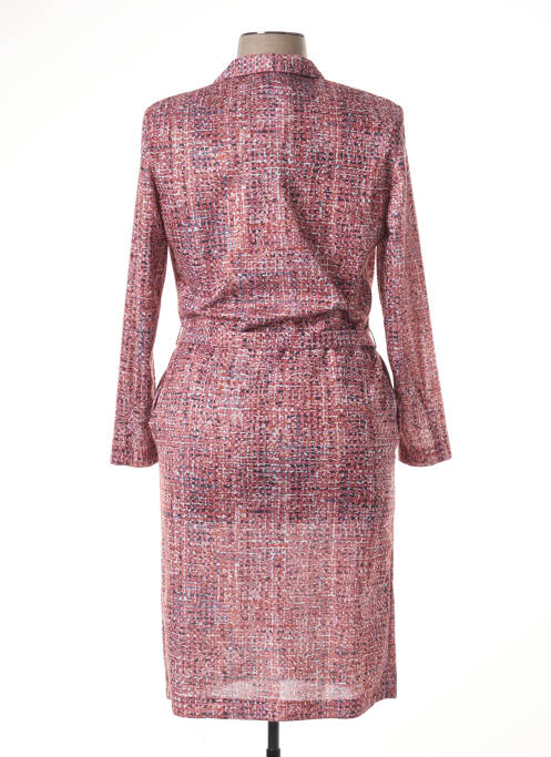 Rochie midi roz GUY DUBOUIS femeie