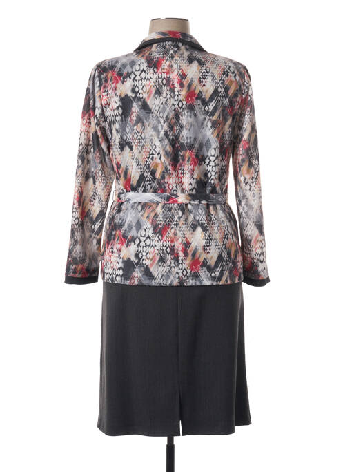 Rochie midi gri GUY DUBOUIS femeie