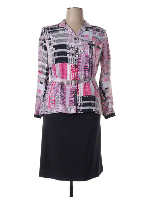 Rochie midi roz GUY DUBOUIS femeie