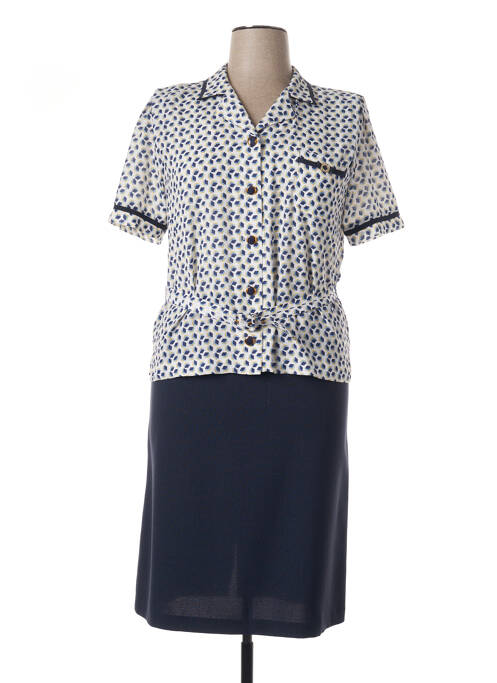 Rochie midi albastru GUY DUBOUIS femeie