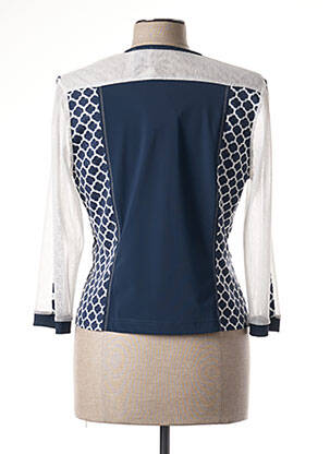 Jachete casual guler rotund albastru FRANCE RIVOIRE femeie