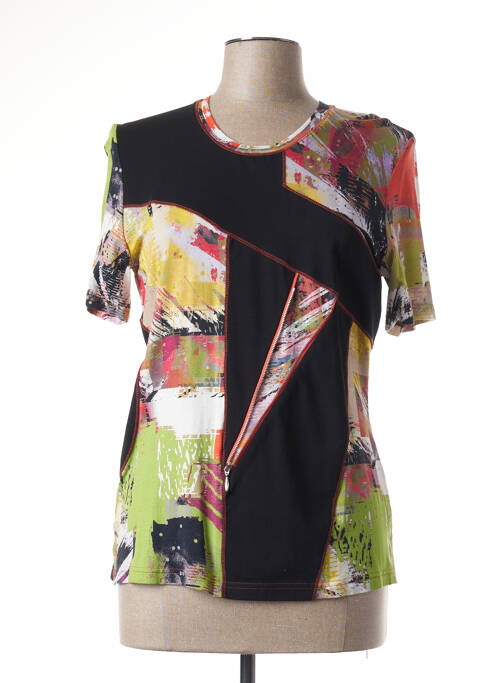 Tricou negru FRANCE RIVOIRE femeie