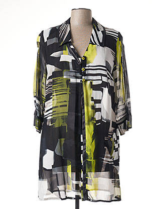 Tunică mâneci scurte galben GUY DUBOUIS femeie