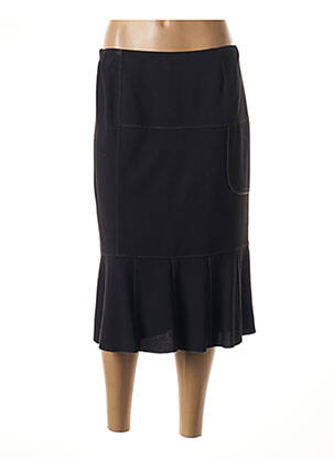 Fustă midi elasticitate negru FRANCE RIVOIRE femeie