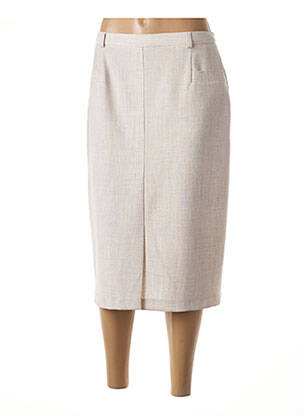 Fustă midi bej GUY DUBOUIS femeie