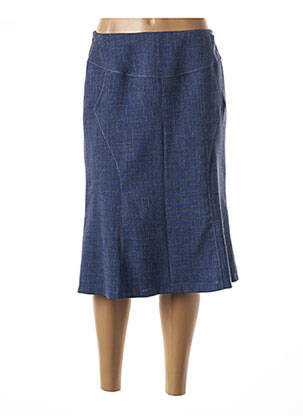 Fustă midi albastru GUY DUBOUIS femeie