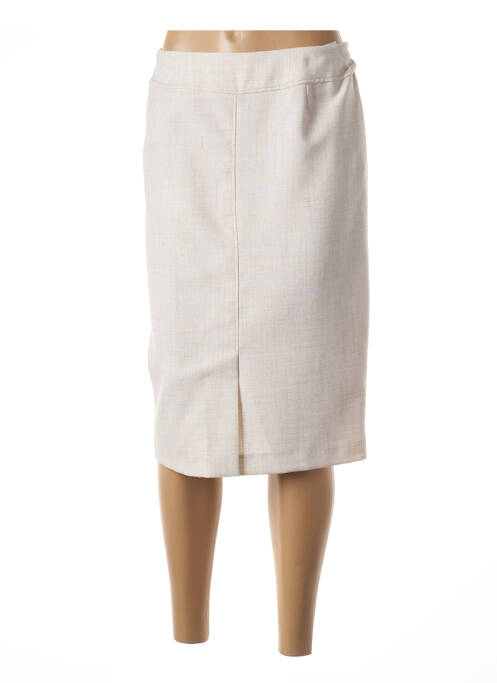 Fustă midi bej GUY DUBOUIS femeie